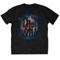 Black - Front - The Who Unisex Adult Target Textured Cotton T-Shirt