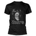 Black - Front - The Doors Unisex Adult Jim Halftone Cotton T-Shirt