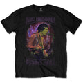Black - Front - Jimi Hendrix Unisex Adult Purple Haze Frame Cotton T-Shirt