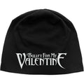 Black - Front - Bullet For My Valentine Unisex Adult Logo Beanie