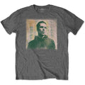 Charcoal Grey - Front - Liam Gallagher Unisex Adult Monochrome Cotton T-Shirt