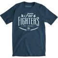 Navy Blue - Front - Foo Fighters Unisex Adult Organic Cotton T-Shirt