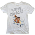 White - Front - Lewis Capaldi Unisex Adult Snow Leopard Cotton T-Shirt