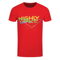 Red - Front - Highly Suspect Unisex Adult Gradient Cotton T-Shirt