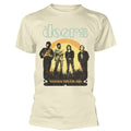 Sand - Front - The Doors Unisex Adult 1968 Tour Cotton T-Shirt