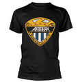 Black - Front - Anthrax Unisex Adult Eagle Shield Cotton T-Shirt
