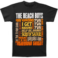 Black - Front - The Beach Boys Unisex Adult Best of SS Cotton T-Shirt