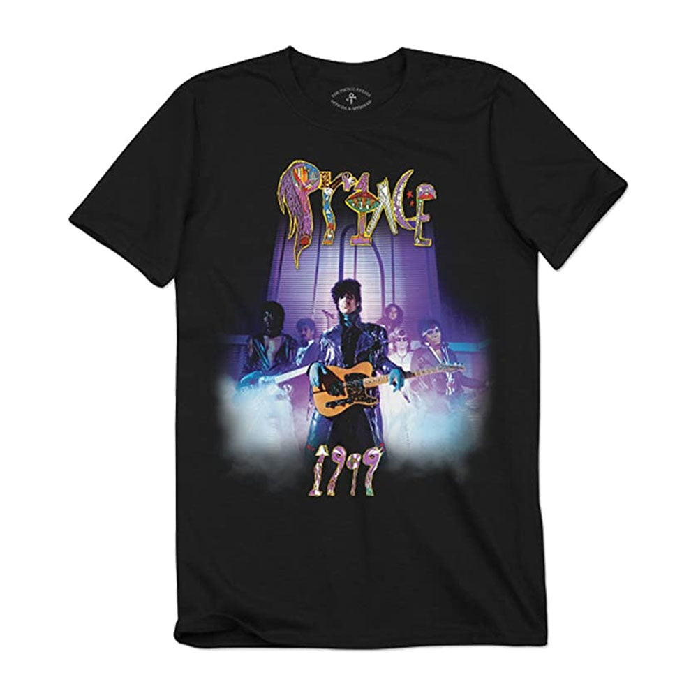 Black - Front - Prince Unisex Adult 1999 Smoke T-Shirt
