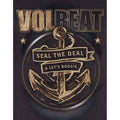 Black - Side - Volbeat Unisex Adult Anchor Cotton T-Shirt