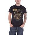 Black - Front - Volbeat Unisex Adult Anchor Cotton T-Shirt