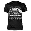 Black - Front - Asking Alexandria Unisex Adult Rock ´N Roll Cotton T-Shirt