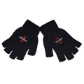 Black - Front - Disturbed Unisex Adult Reddna Fingerless Gloves