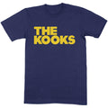 Navy Blue - Front - The Kooks Unisex Adult Logo Cotton T-Shirt