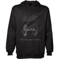 Black - Front - AC-DC Unisex Adult About To Rock Hoodie