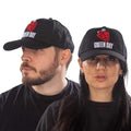 Black-Red - Back - Green Day Unisex Adult Grenade Logo Baseball Cap