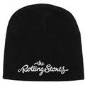 Black - Front - The Rolling Stones Unisex Adult Logo Beanie