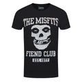 Black - Front - Misfits Unisex Adult Fiend Club Cotton T-Shirt