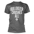 Grey - Front - Machine Head Unisex Adult Bulldozer Back Print Heather T-Shirt