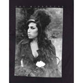 Black - Side - Amy Winehouse Unisex Adult Flower Portrait Cotton T-Shirt