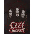 Black - Side - Ozzy Osbourne Unisex Adult Crows & Bars Cotton T-Shirt