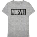 Grey - Front - Marvel Comics Unisex Adult Logo Cotton T-Shirt