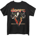 Black - Front - The Doors Unisex Adult Break On Through Cotton T-Shirt