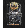 Black - Side - Sublime Unisex Adult 25 Years Cotton T-Shirt