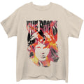 Natural - Front - The Doors Unisex Adult Jim Morrison Face Fire Cotton T-Shirt