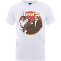White - Front - The Doors Unisex Adult Retro Circle Cotton T-Shirt