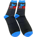Black-Blue - Front - Woodstock Unisex Adult Logo Socks