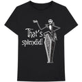 Black - Front - Nightmare Before Christmas Unisex Adult That´s Splendid Cotton T-Shirt