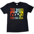 Black - Front - The Doors Unisex Adult Strange Days Cotton T-Shirt