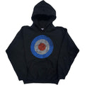 Black - Front - The Who Unisex Adult Distressed Logo Hoodie