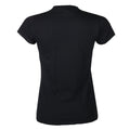 Black - Back - Kiss Womens-Ladies The Demon Rock Cotton T-Shirt