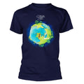 Navy Blue - Front - Yes Unisex Adult Fragile Cotton T-Shirt