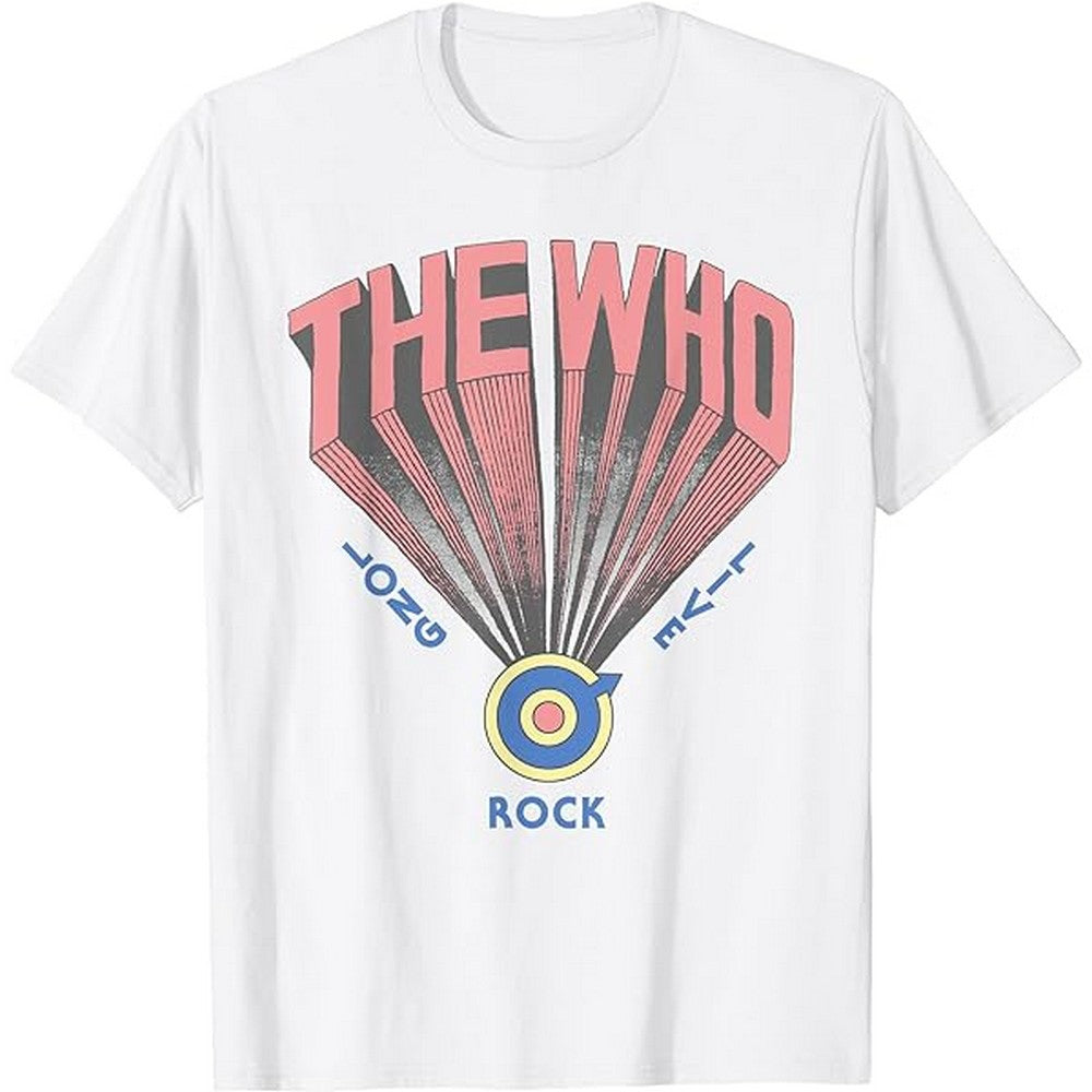 White - Front - The Who Unisex Adult Long Live Rock Cotton T-Shirt