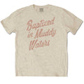 Sand - Front - Muddy Waters Unisex Adult Baptized Cotton T-Shirt