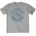 Grey - Front - Motown Records Unisex Adult Classic Circle Cotton T-Shirt