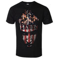Black - Front - Marilyn Manson Unisex Adult Crown Cotton T-Shirt