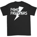 Black - Back - Foo Fighters Unisex Adult Flash Logo T-Shirt