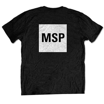 Black - Back - Manic Street Preachers Unisex Adult Block Logo Cotton T-Shirt