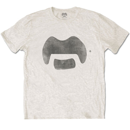 White - Front - Frank Zappa Unisex Adult Tache Cotton T-Shirt