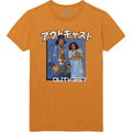 Orange-Blue - Front - Outkast Unisex Adult Box Cotton T-Shirt