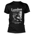Black - Front - Bob Dylan Unisex Adult Scraps Cotton T-Shirt