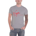 Grey - Front - Virgin Records Unisex Adult Logo Cotton T-Shirt