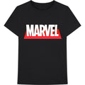 Black - Front - Marvel Comics Unisex Adult Out The Box Logo Cotton T-Shirt
