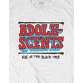 White - Side - The Adolescents Unisex Adult Kids Of The Black Hole Cotton T-Shirt