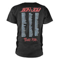 Black - Back - Bon Jovi Unisex Adult Tour ´84 Cotton T-Shirt