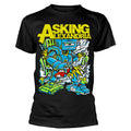 Black - Front - Asking Alexandria Unisex Adult Killer Robot Cotton T-Shirt