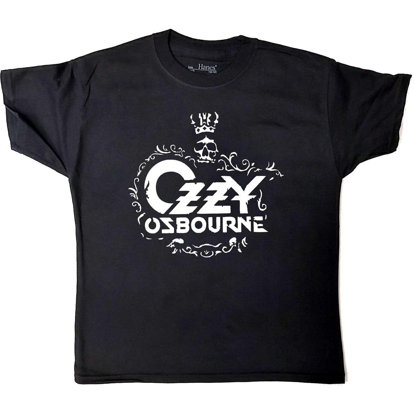 Black - Front - Ozzy Osbourne Childrens-Kids Logo Cotton T-Shirt